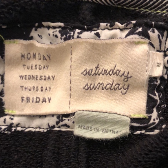 Anthropologie Saturday Sunday Black Convertible Hood Open Front Jacket Cardigan - Picture 9 of 9